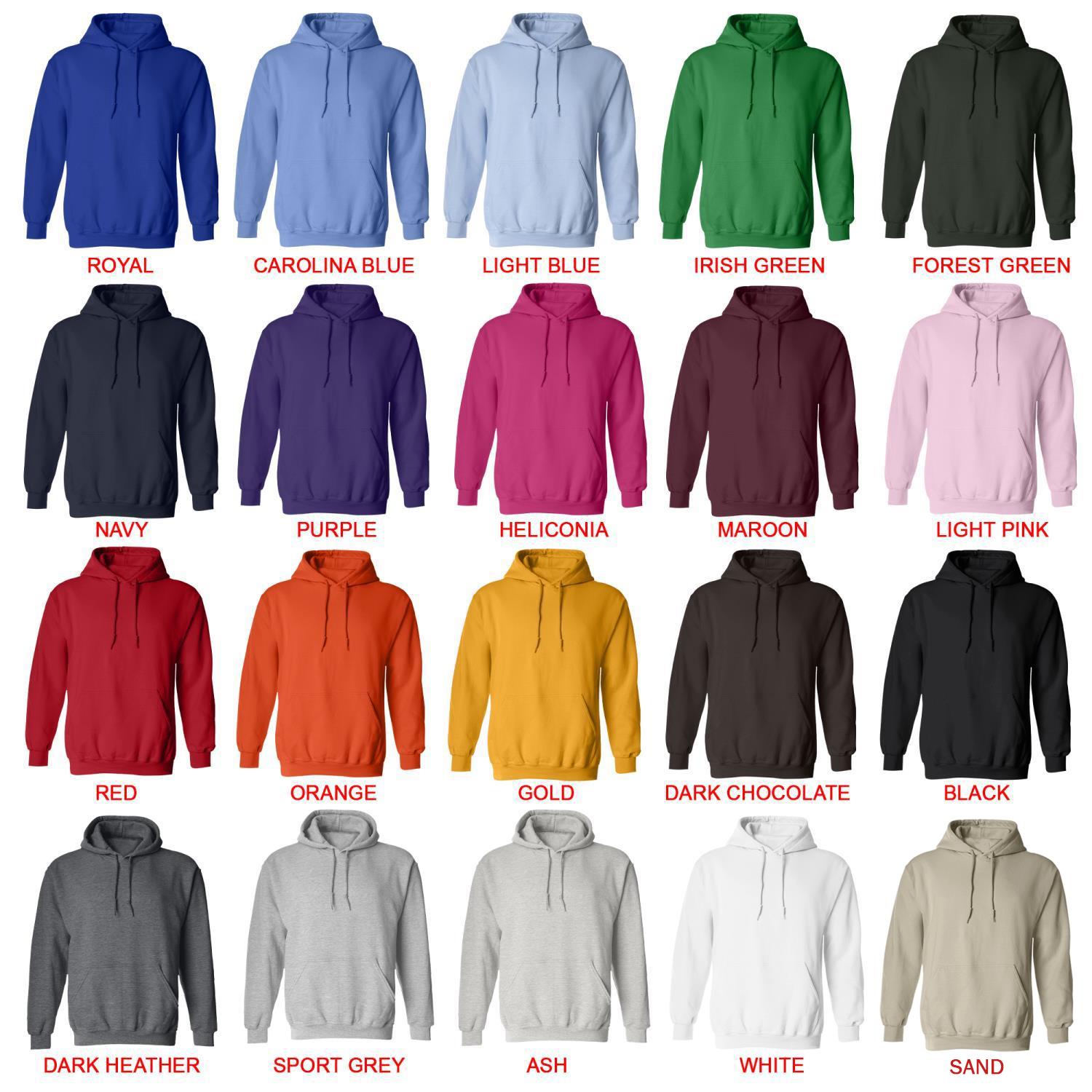 hoodie color chart - Sombr Shop