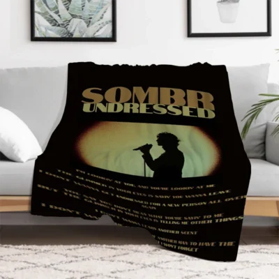 Sombr Soft Fabric Throw Blanket
