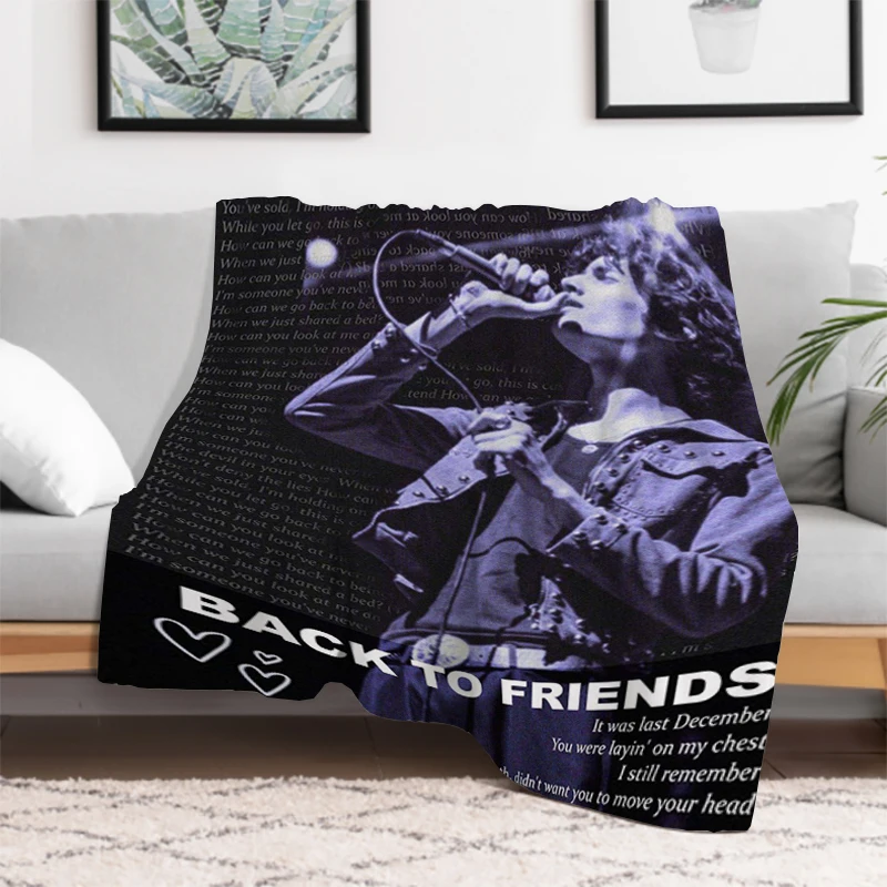 Sombr Singer Dream Throw Blanket