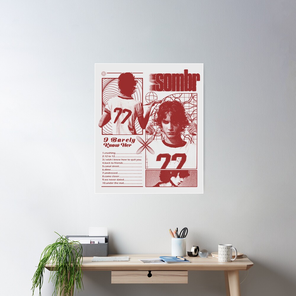 Sombr Tour Vintage Fan Art Poster - Image 2