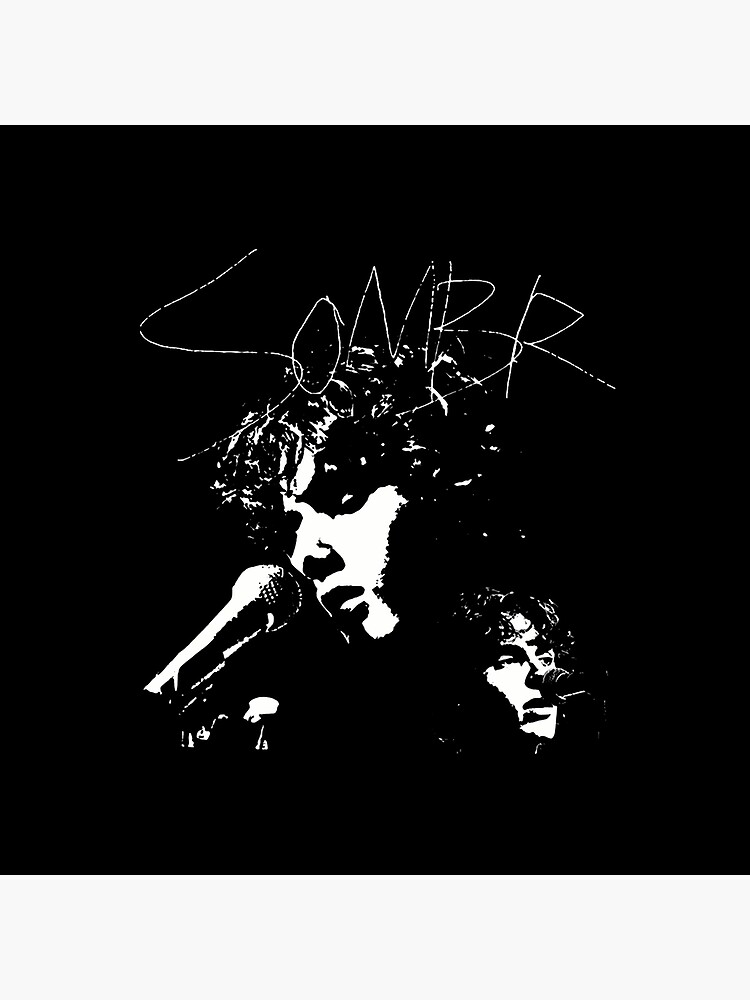 90s Sombr Throw Pillow - Image 2