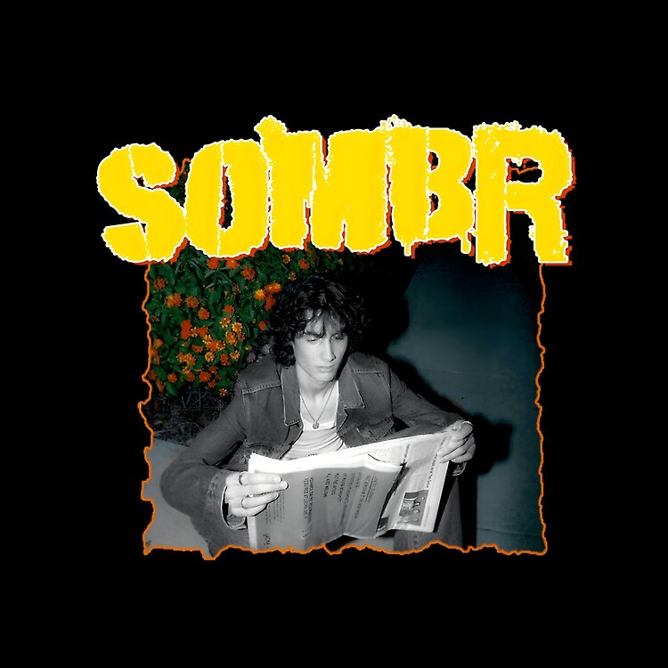 Vintage Grunge Style Sombr Tote Bag - Image 2