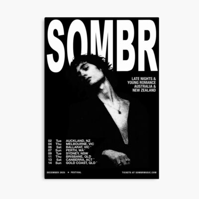 Sombr Australia And New Zealand Poster