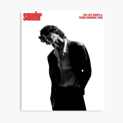 Sombr Abstract Night Poster