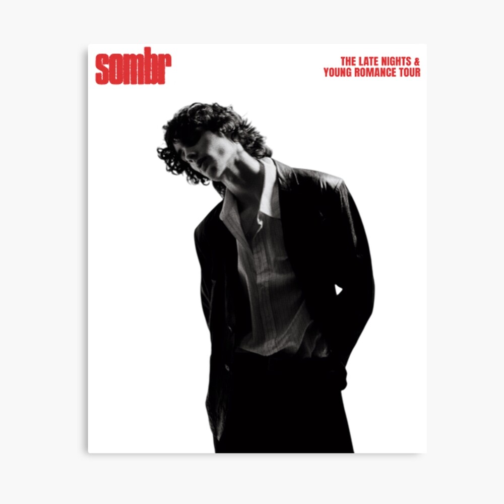 Sombr Abstract Night Poster