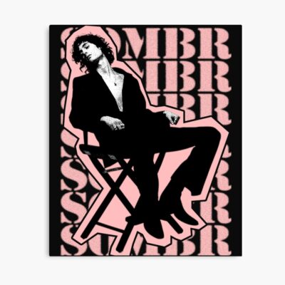 Silhouette Sitting Sombr Poster