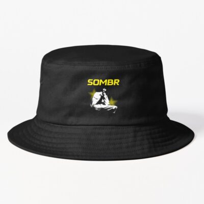 Yellow Silhouette Indle Music Bucket Hat