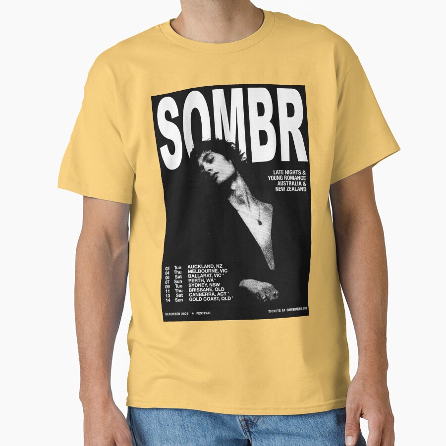 Sombr Australia And New Zealand T-shirt - Image 6