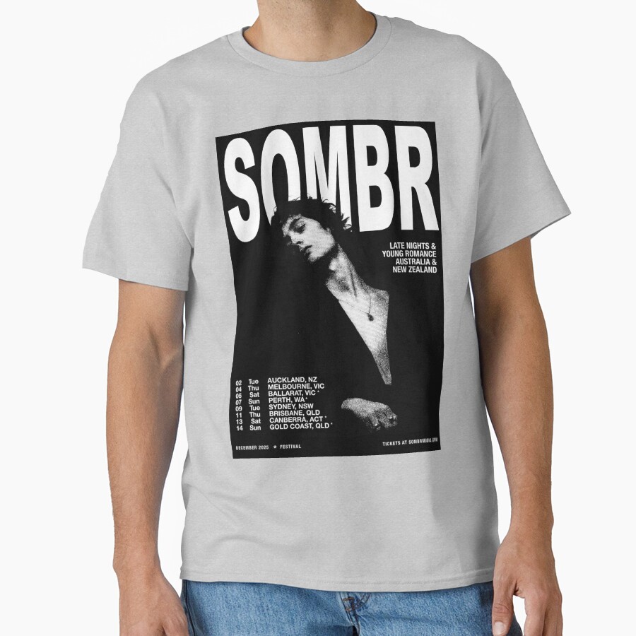 Sombr Australia And New Zealand T-shirt - Image 3
