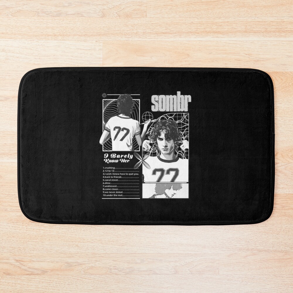 Sombr Music Tour Vintage Bath Mat