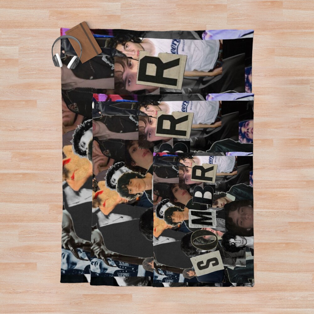 Sombr Collage Throw Blanket - Image 3