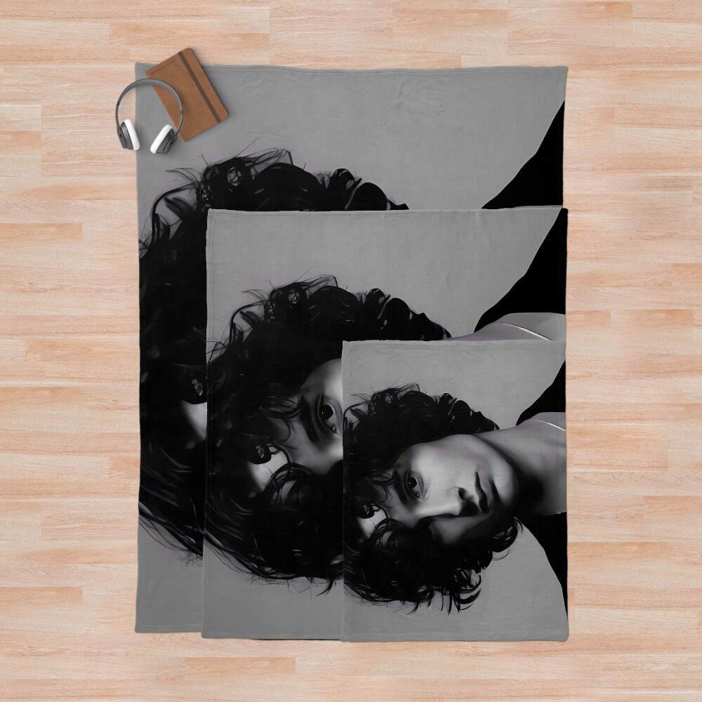 Sombr Focus Face Throw Blanket - Image 3