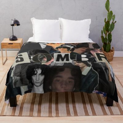 Sombr Collage Throw Blanket