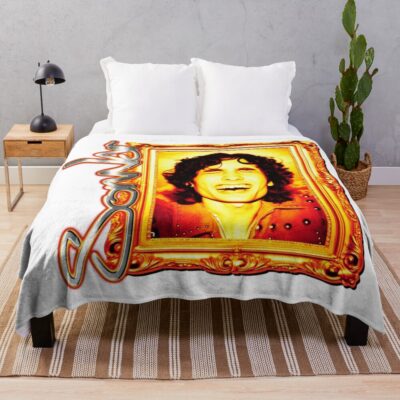 Smile Indie Pop Boy Singer Throw Blanket