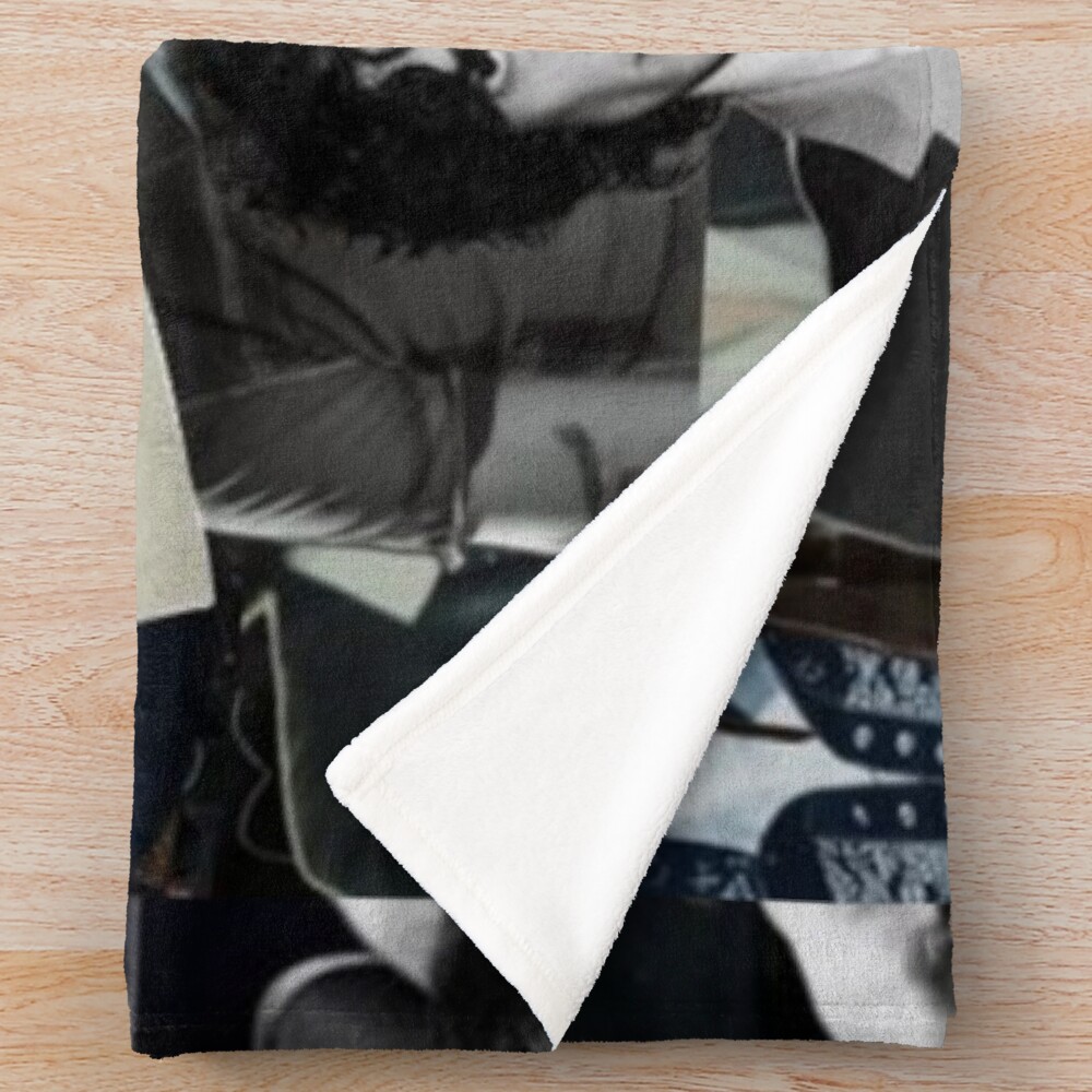 Sombr Collage Throw Blanket - Image 2