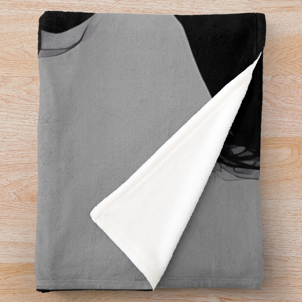 Sombr Focus Face Throw Blanket - Image 2