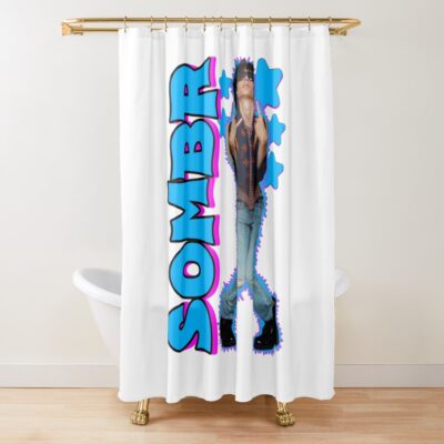 Pop Art Undressed Music Shower Curtain