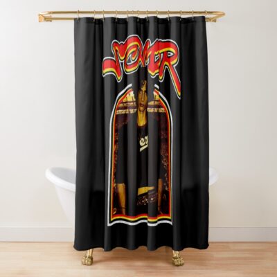 We Never Dated Pop Music Shower Curtain