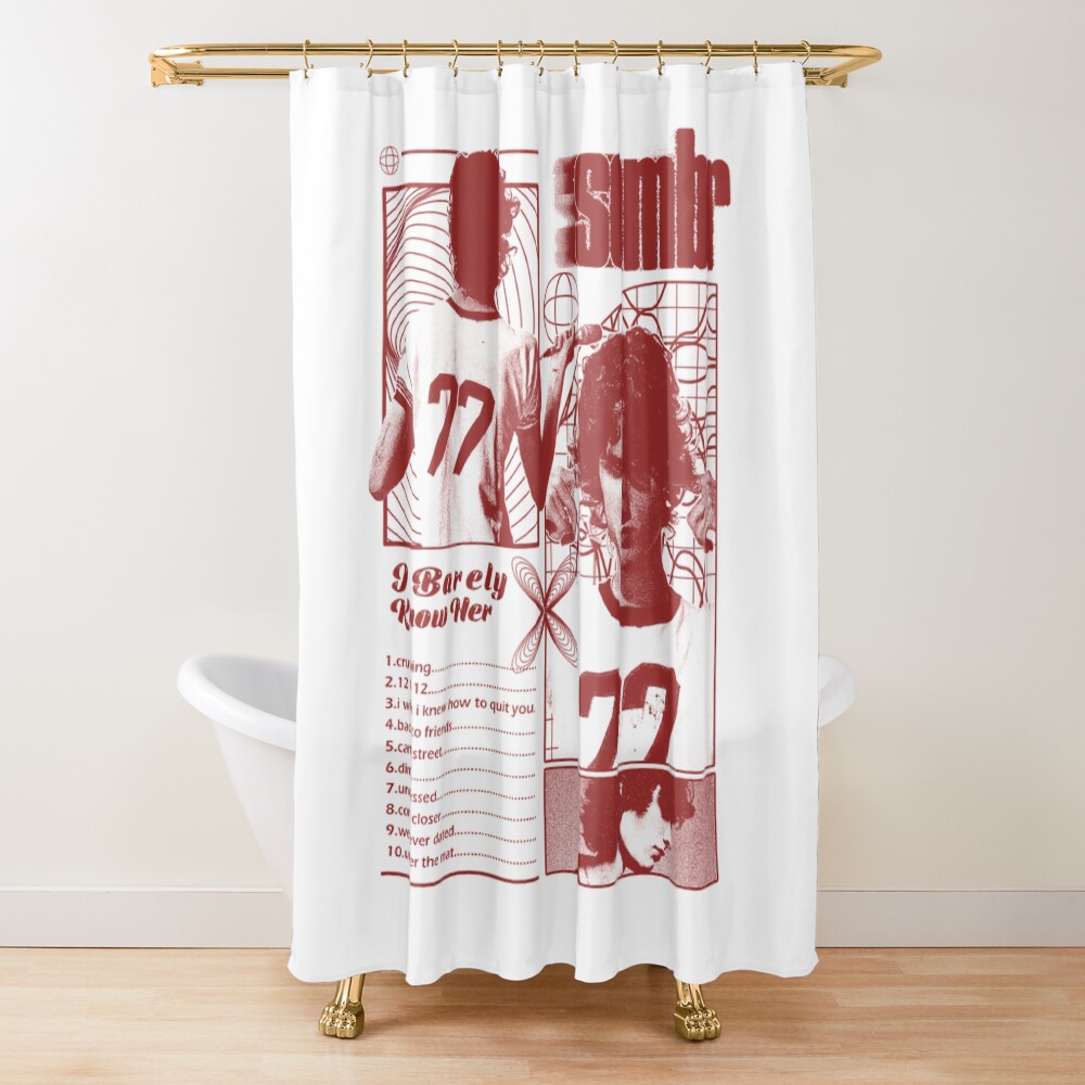 Sombr Singer Tour Shower Curtain