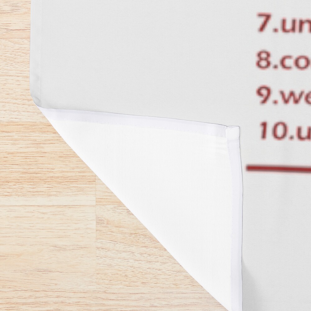 Sombr Singer Tour Shower Curtain - Image 2