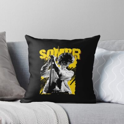 Sombr Europe Tour Throw Pillow