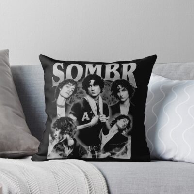 Sombr Tour Throw Pillow