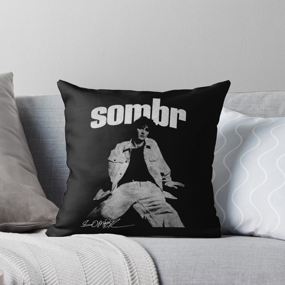 Sombr World Tour Throw Pillow
