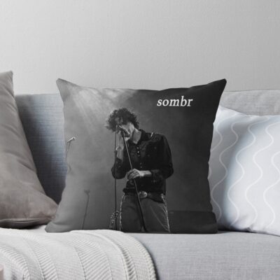 Sombr Indie Rock Throw Pillow