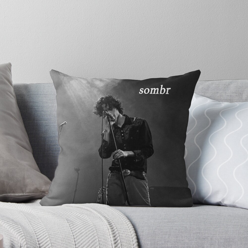 Sombr Indie Rock Throw Pillow